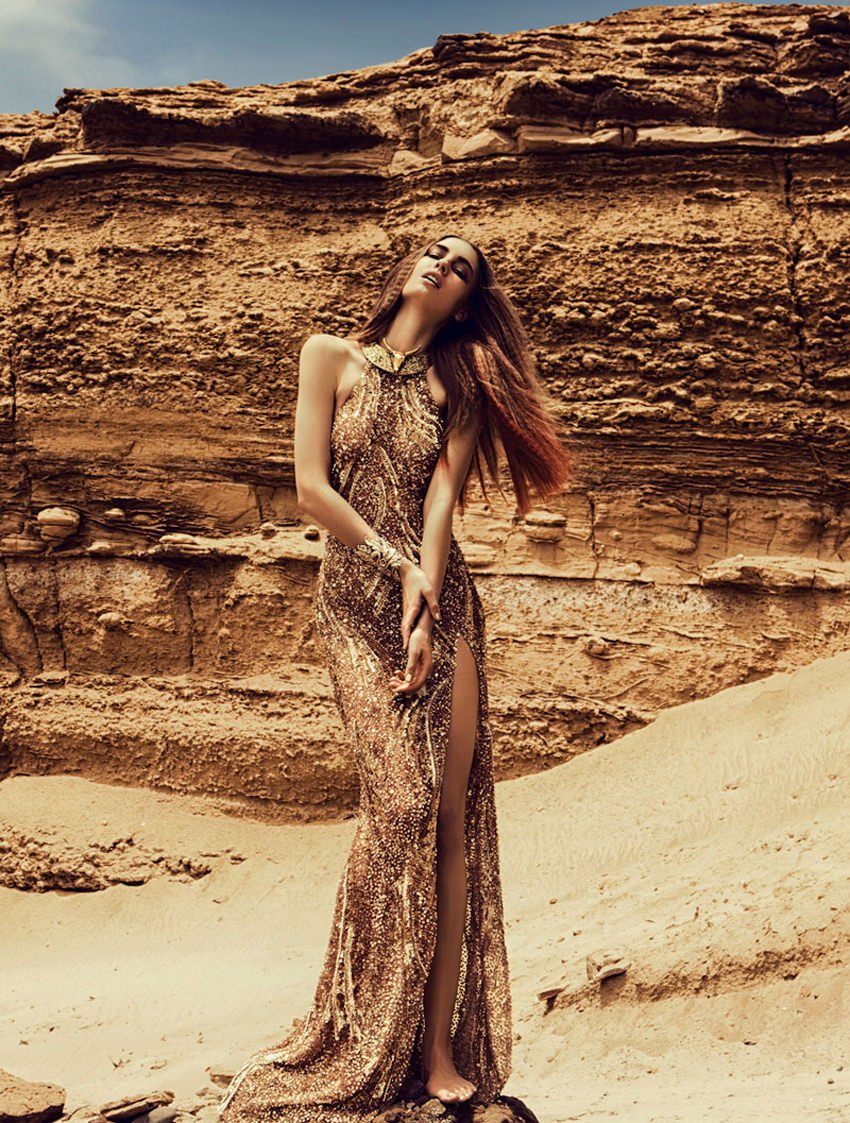 Платье из песка