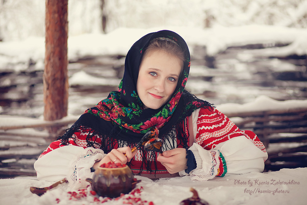 Русская зима в одежде